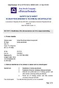 Safety data sheet sodium percarbonate